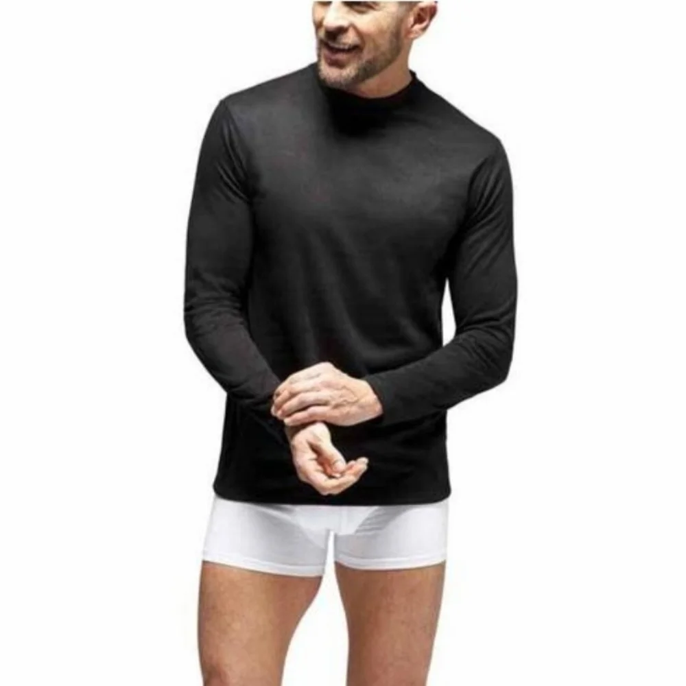 Heat Holders Mens Size Large Lite Karl Thermal Long Sleeve Crewneck Top